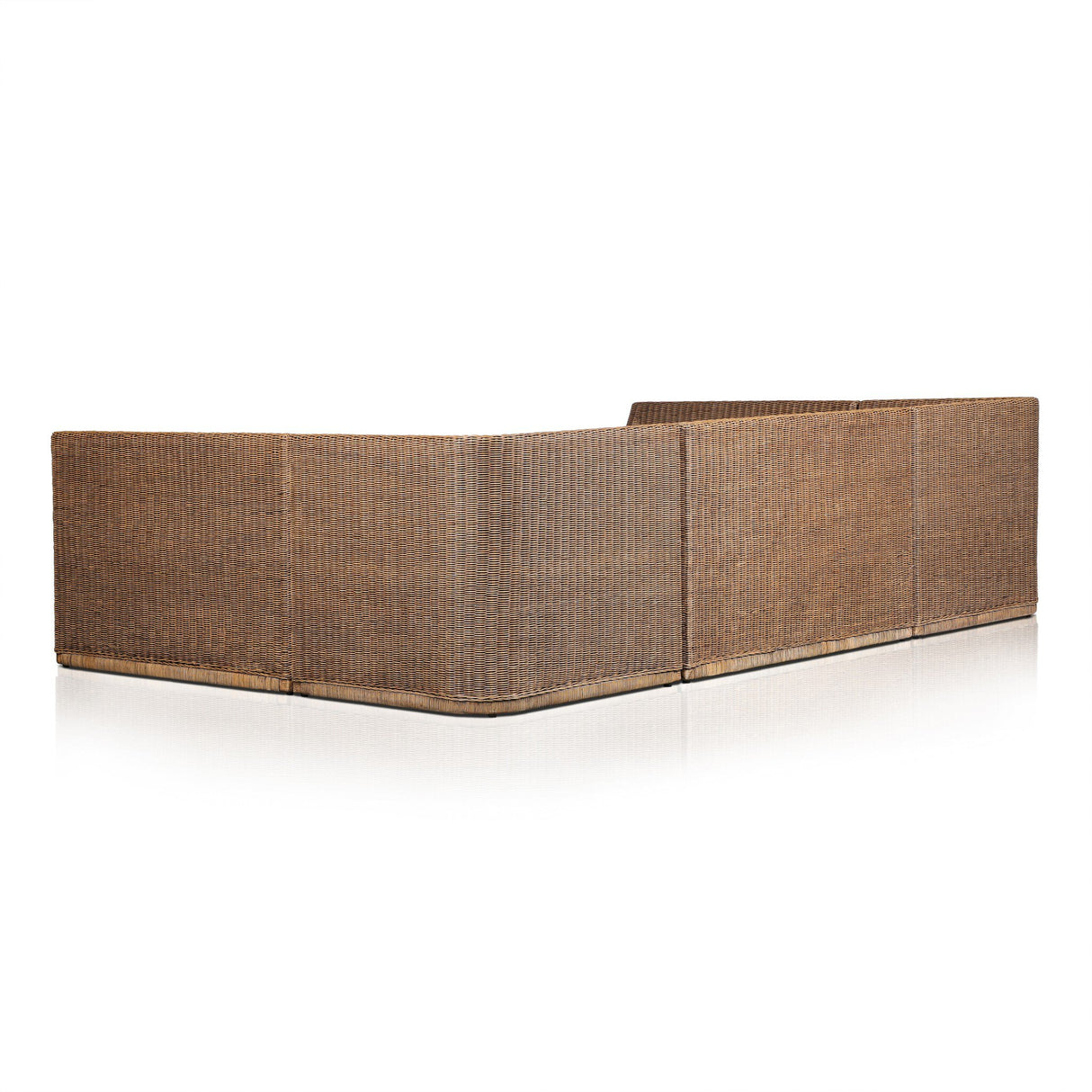 Senna Dining Banquette U-Shape in Broadway Dune from Four Hands - Luna Furniture
