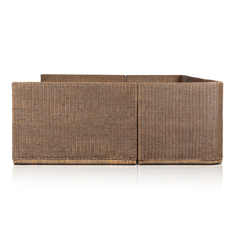 Senna Dining Banquette U-Shape in Broadway Dune from Four Hands - Luna Furniture