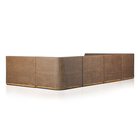 Senna Dining Banquette U-Shape in Broadway Dune from Four Hands - Luna Furniture