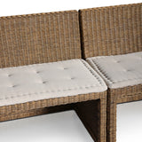 Senna Dining Banquette U-Shape in Broadway Dune from Four Hands - Luna Furniture