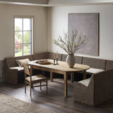 Senna Dining Banquette U-Shape in Broadway Dune from Four Hands - Luna Furniture