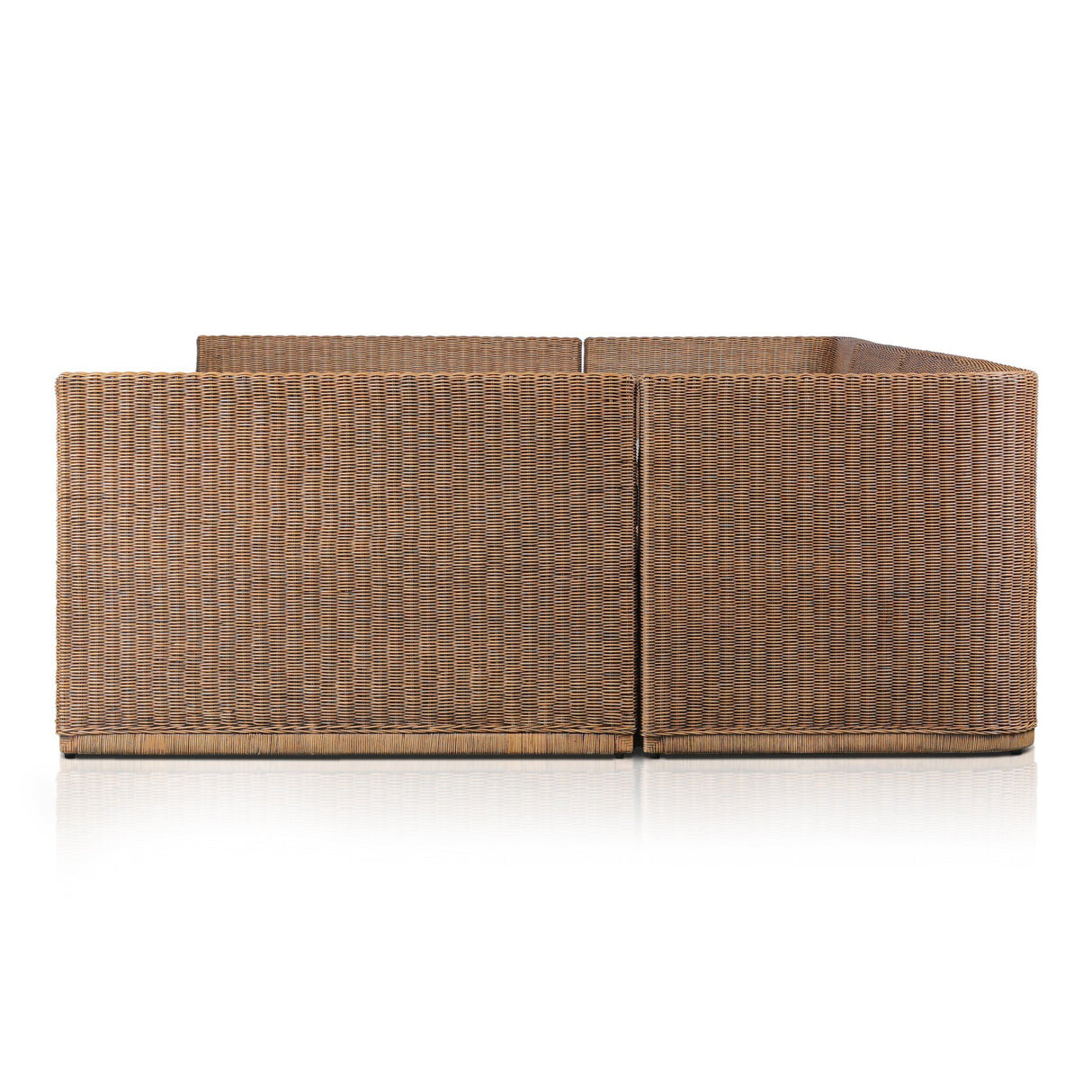 Senna Dining Banquette U-Shape in Broadway Dune from Four Hands - Luna Furniture