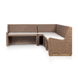 Senna Dining Banquette L-Shape in Broadway Dune from Four Hands - Luna Furniture