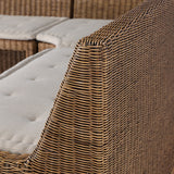 Senna Dining Banquette L-Shape in Broadway Dune from Four Hands - Luna Furniture