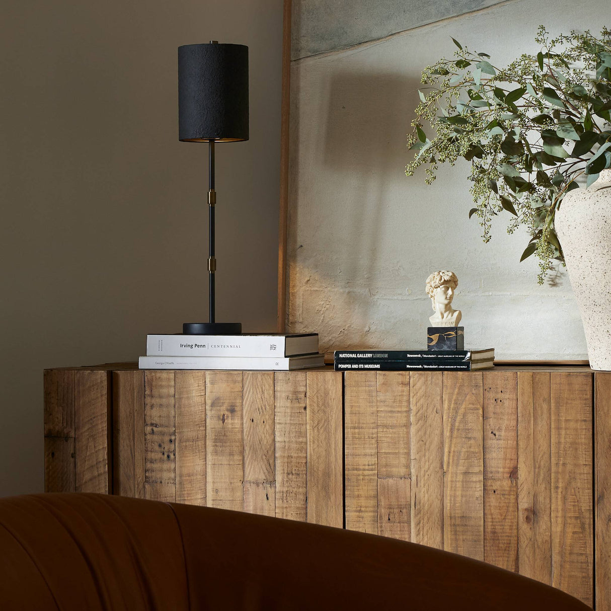 Maurice Table Lamp in Antiqued Iron from Four Hands - Luna Furniture