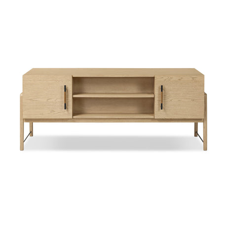 Rosedale Executive Desk in Yucca Oak Veneer from Four Hands - Luna Furniture
