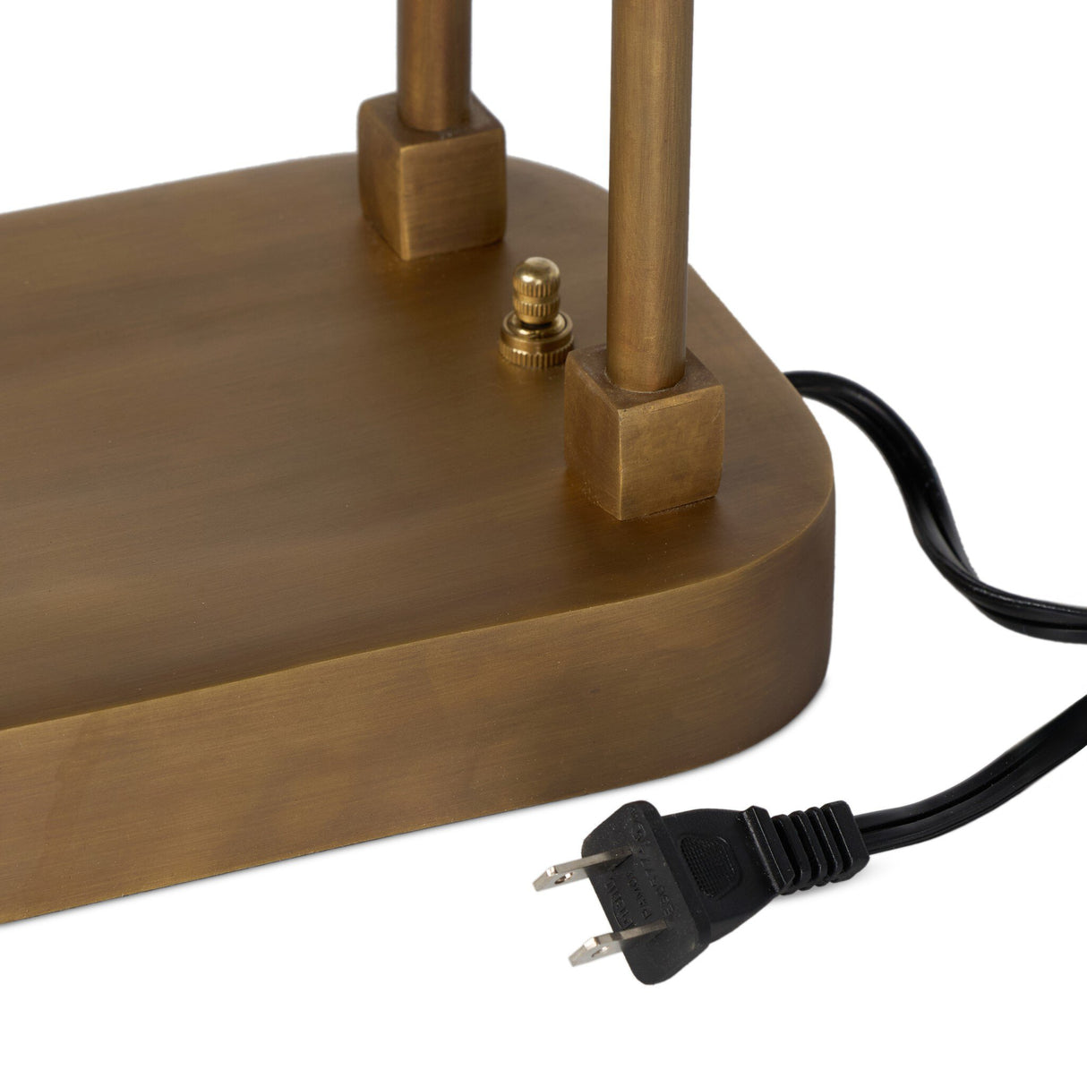 Merlin Table Lamp in Aged Antique Brass from Four Hands - Luna Furniture