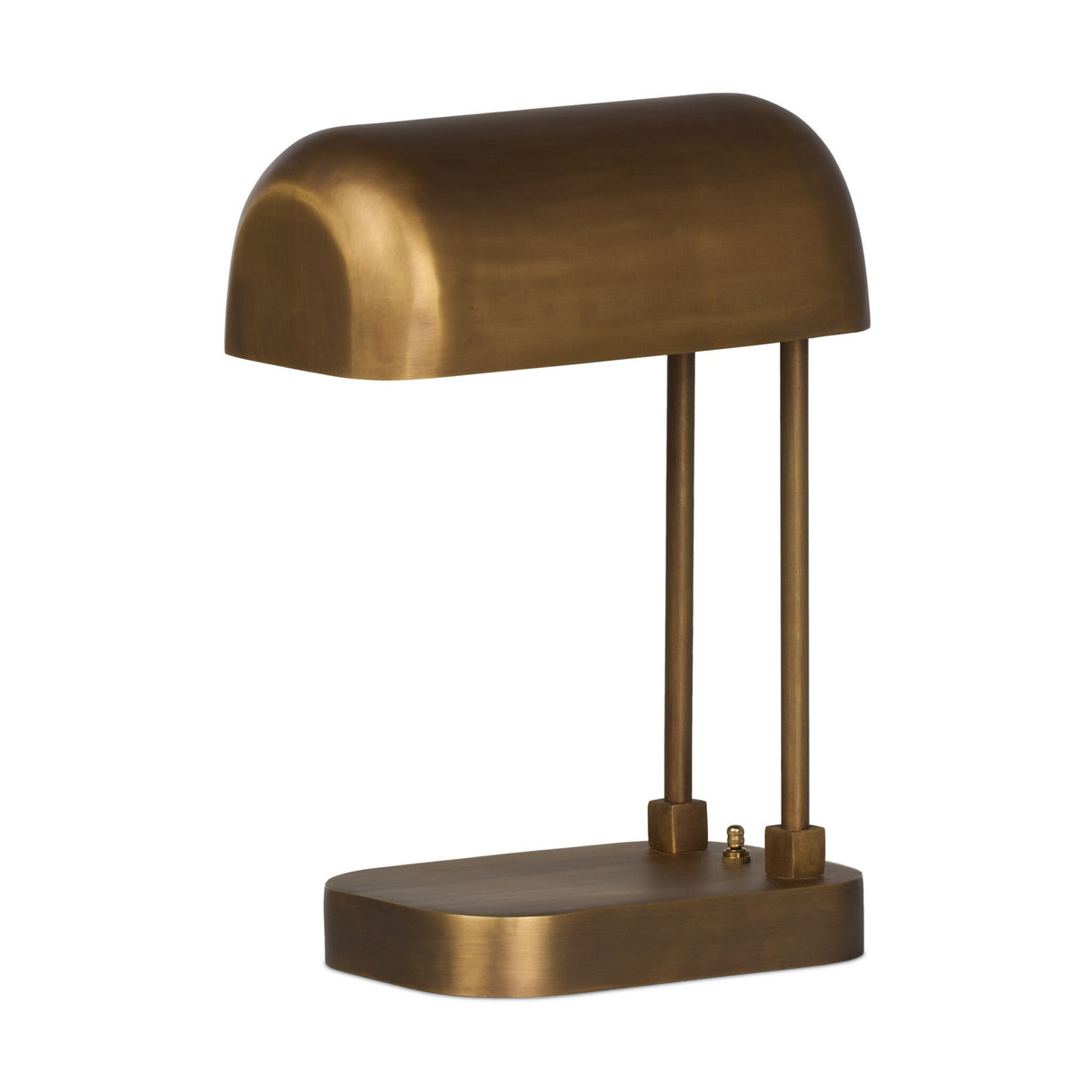 Merlin Table Lamp in Aged Antique Brass from Four Hands - Luna Furniture