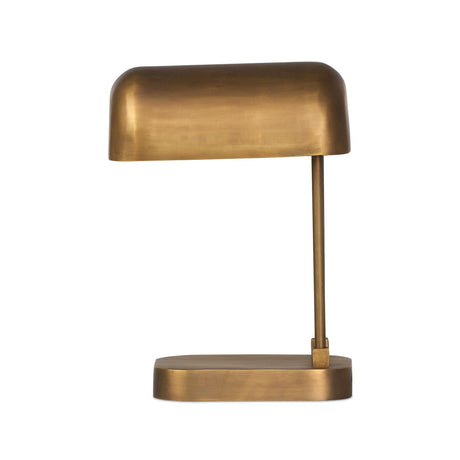 Merlin Table Lamp in Aged Antique Brass from Four Hands - Luna Furniture