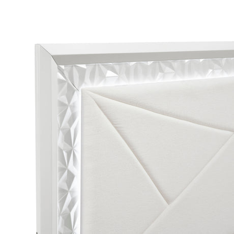 Luna Pearl White Glam Youth Bedroom Set from Homelegance - Luna Furniture