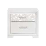 Luna Pearl White Nightstand