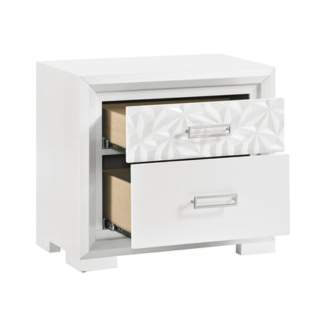 Luna Pearl White Glam Youth Bedroom Set from Homelegance - Luna Furniture