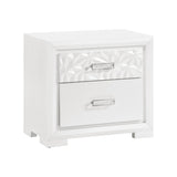 Luna Pearl White Nightstand