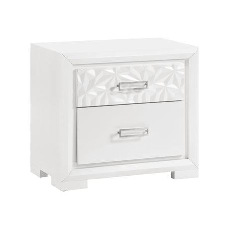 Luna Pearl White Glam Youth Bedroom Set from Homelegance - Luna Furniture