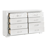 Luna Pearl White Dresser