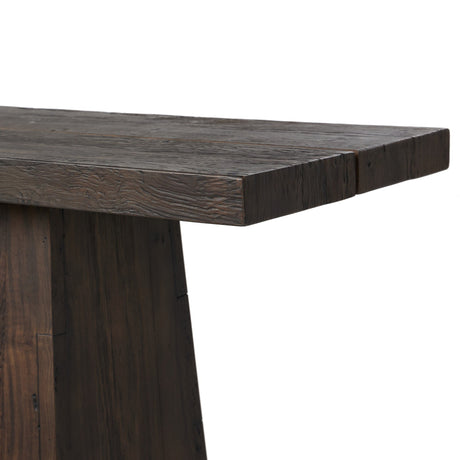 Atlas Console Table in Smoked Alder from Four Hands - Luna Furniture