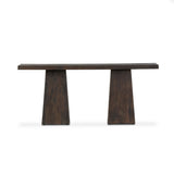 Atlas Console Table in Smoked Alder from Four Hands - Luna Furniture