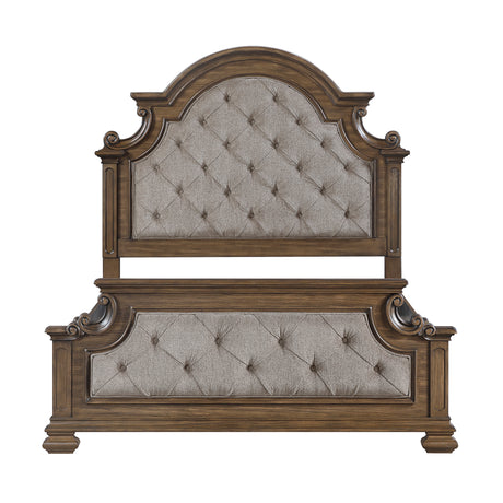 Wengen Brown Queen Bed from Homelegance - Luna Furniture