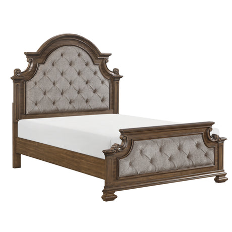 Wengen Brown Queen Bed from Homelegance - Luna Furniture