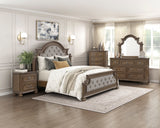 Wengen Brown Queen Bed from Homelegance - Luna Furniture