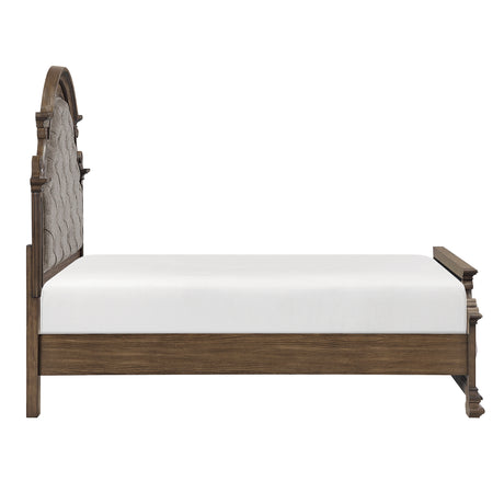 Wengen Brown 4pc Set (QB+NS+DR+MR) from Homelegance - Luna Furniture