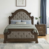 Wengen Brown 4pc Set (QB+NS+DR+MR) from Homelegance - Luna Furniture