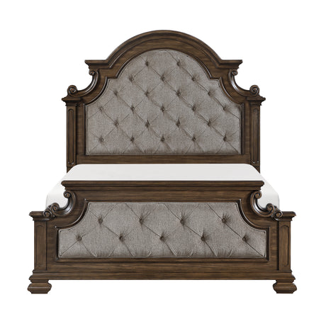Ripple White Eastern King Bed from Homelegance - Luna Furniture
