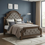 Wengen Brown 4pc Set (QB+NS+DR+MR) from Homelegance - Luna Furniture