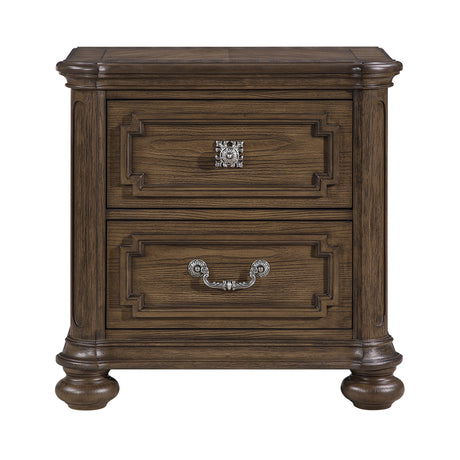 Wengen Brown 5pc Set (QB+NS+DR+MR+CH) from Homelegance - Luna Furniture