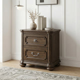Wengen Brown Night Stand from Homelegance - Luna Furniture