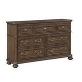 Wengen Brown 5pc Set (QB+NS+DR+MR+CH) from Homelegance - Luna Furniture