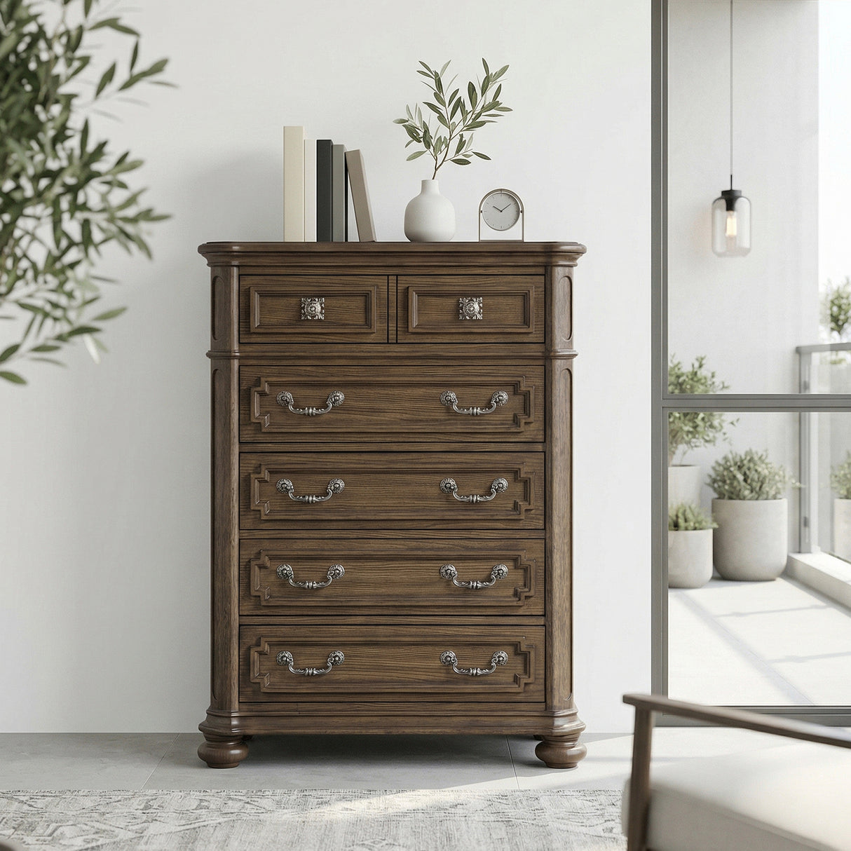 Wengen Brown Chest from Homelegance - Luna Furniture