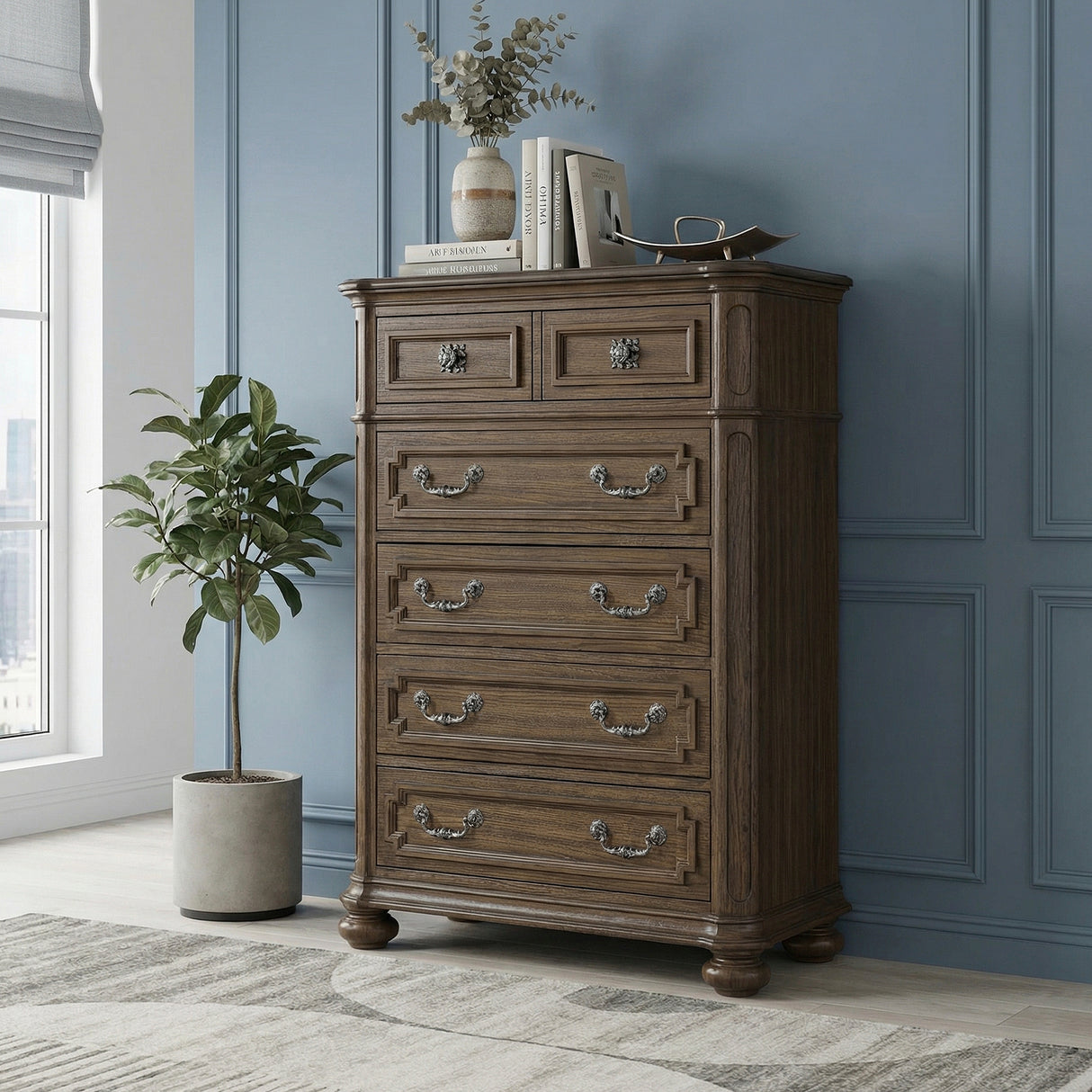 Wengen Brown Chest from Homelegance - Luna Furniture