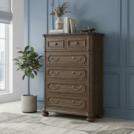 Wengen Brown Chest from Homelegance - Luna Furniture