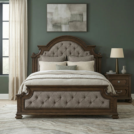 Wengen Brown Eastern King Bed from Homelegance - Luna Furniture