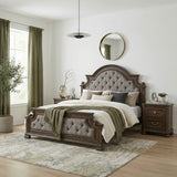 Wengen Brown Eastern King Bed from Homelegance - Luna Furniture