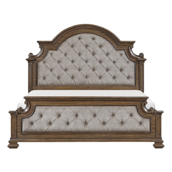 Wengen Brown Eastern King Bed