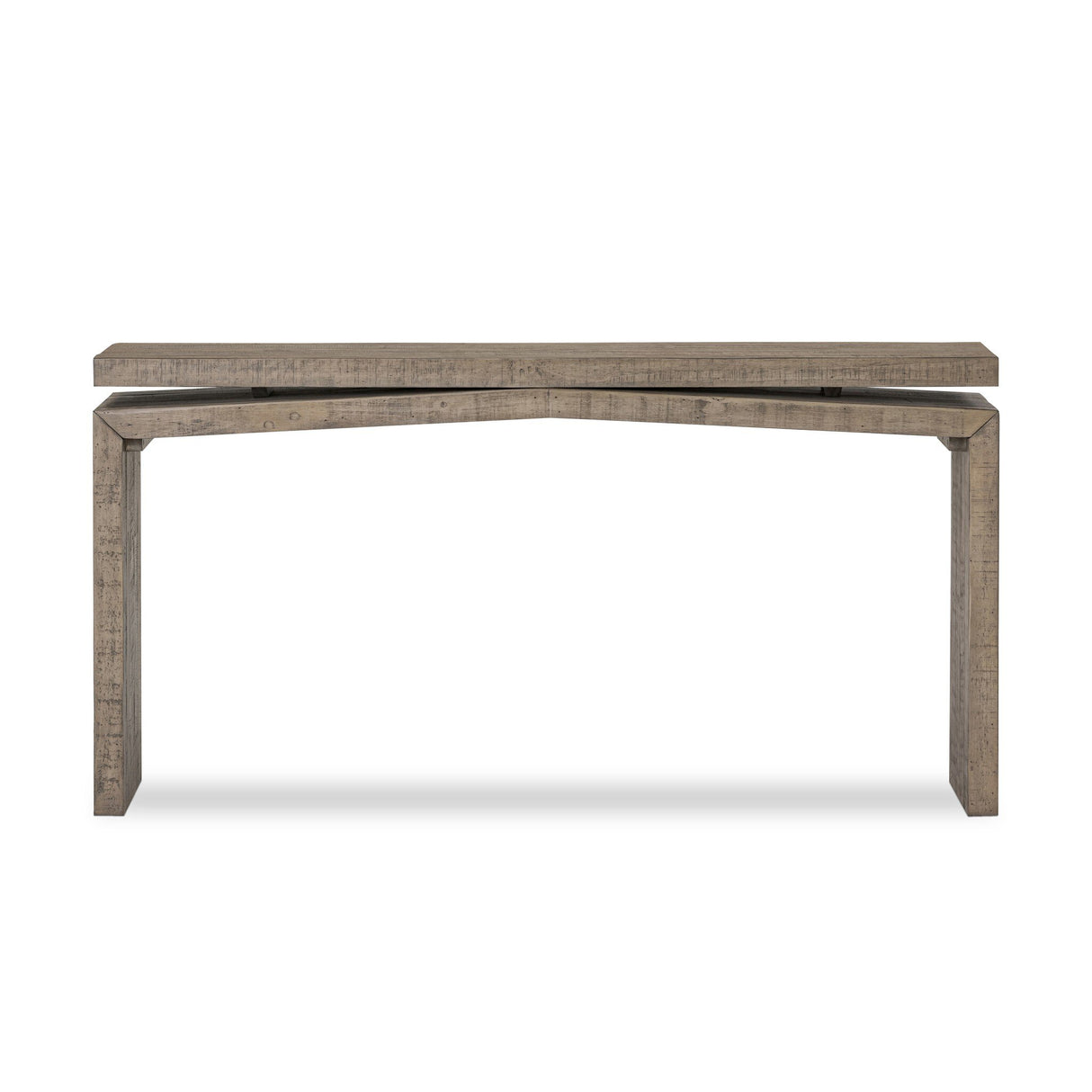 Matthes Console Table - 60" in Weathered Wheat from Four Hands - Luna Furniture