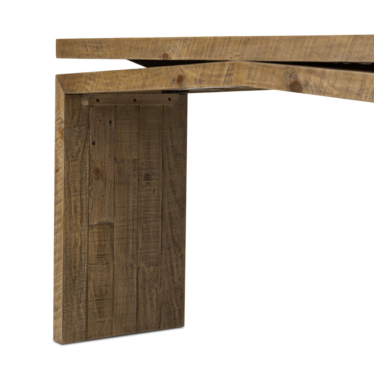 Matthes Console Table - 60" in Sierra Rustic Natural from Four Hands - Luna Furniture