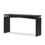 Matthes Console Table - 60" in Aged Black Pine from Four Hands - Luna Furniture