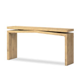 Matthes Console Table - 60" in Worn Oak Veneer from Four Hands - Luna Furniture