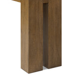 Emeli Console Table in Tawny Rubberwood Veneer from Four Hands - Luna Furniture