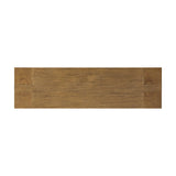 Emeli Console Table in Tawny Rubberwood Veneer from Four Hands - Luna Furniture