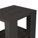 Roca Outdoor Metal End Table in Bronze from Four Hands - Luna Furniture