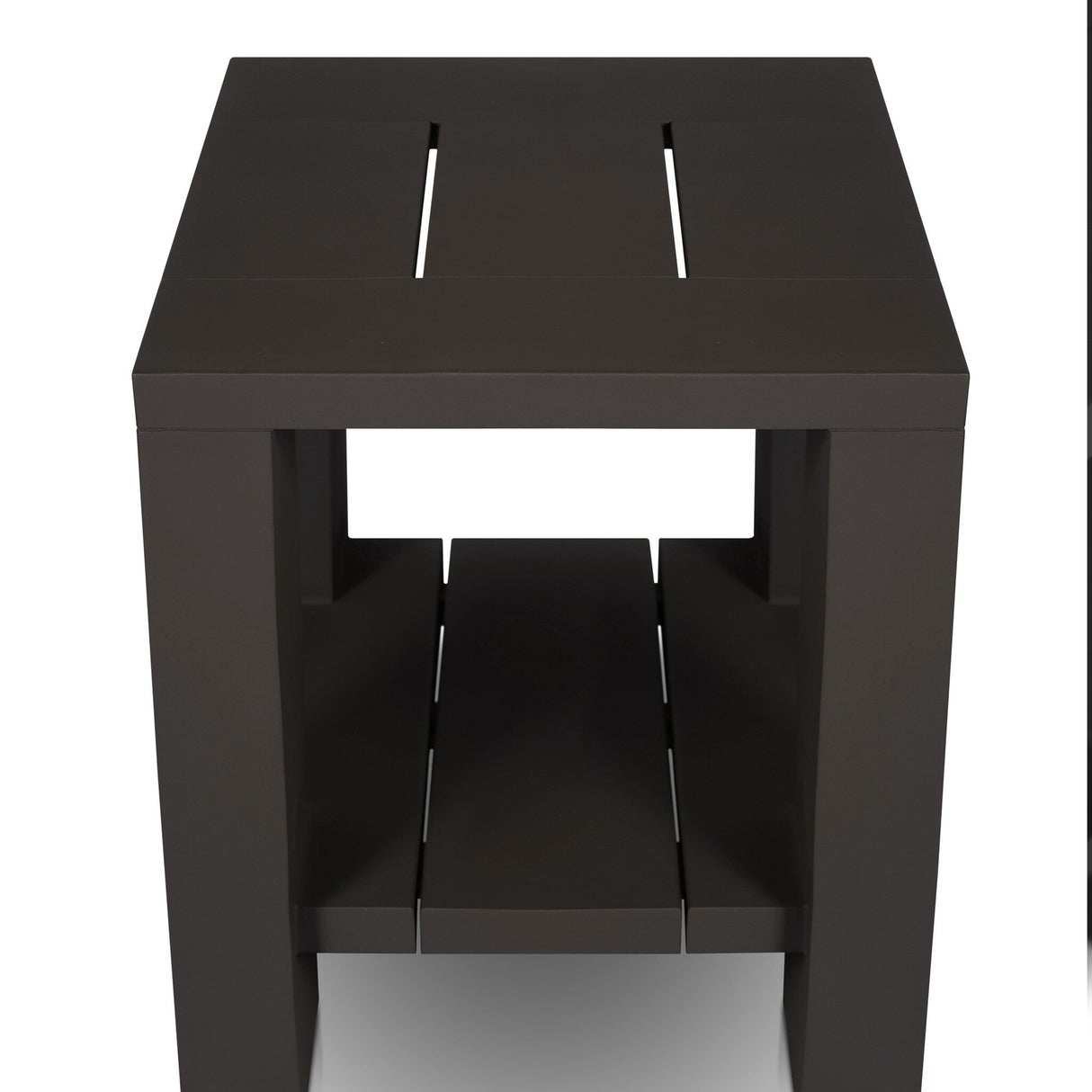 Roca Outdoor Metal End Table in Bronze from Four Hands - Luna Furniture