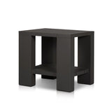 Roca Outdoor Metal End Table in Bronze from Four Hands - Luna Furniture