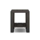 Roca Outdoor Metal End Table in Bronze from Four Hands - Luna Furniture