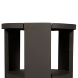 Roca Outdoor Round Metal End Table in Bronze from Four Hands - Luna Furniture