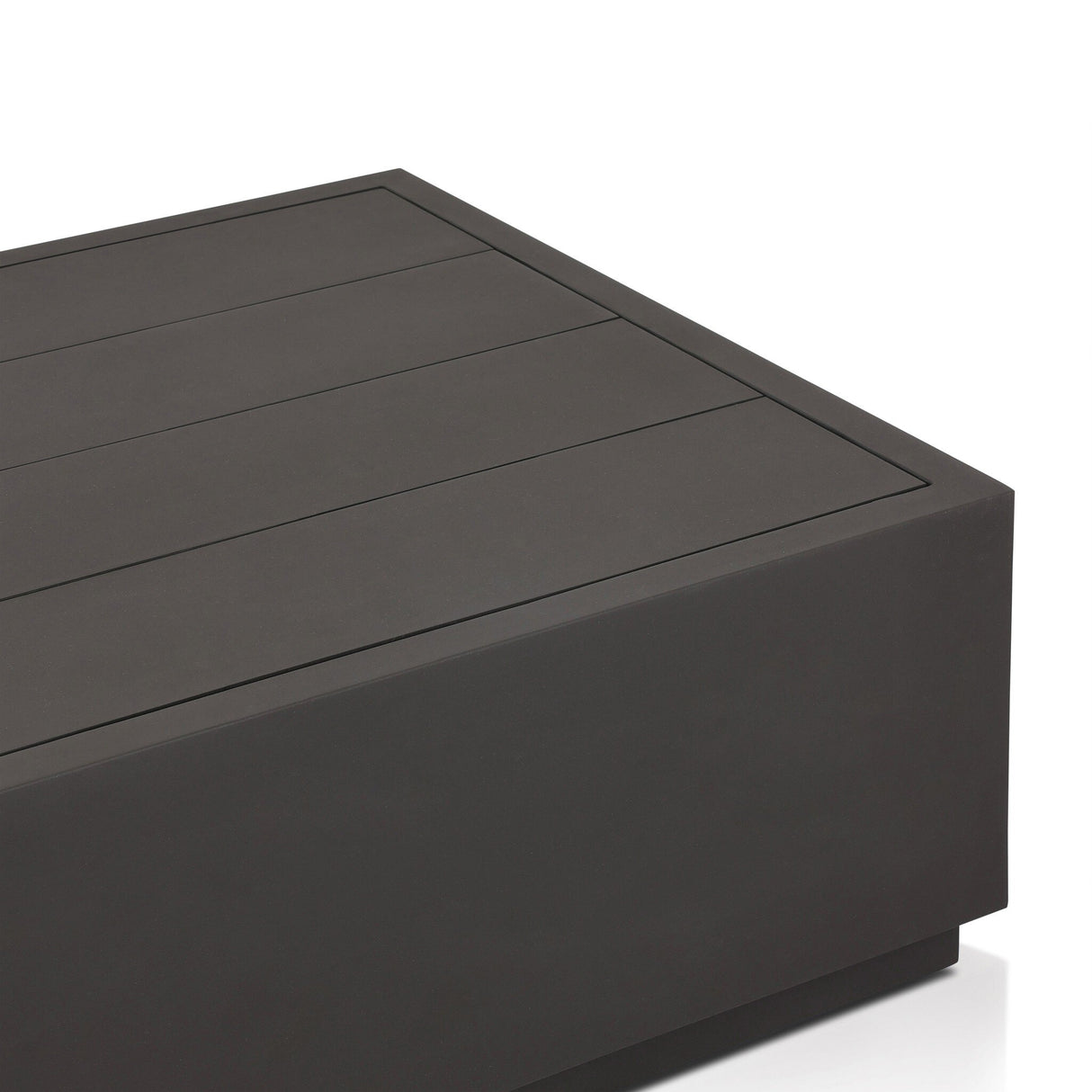 Messo Outdoor Metal Coffee Table in Bronze from Four Hands - Luna Furniture