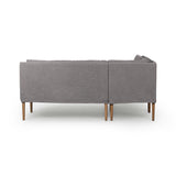 Aurelia Dining Banquette L-Shape in Broadway Denim from Four Hands - Luna Furniture